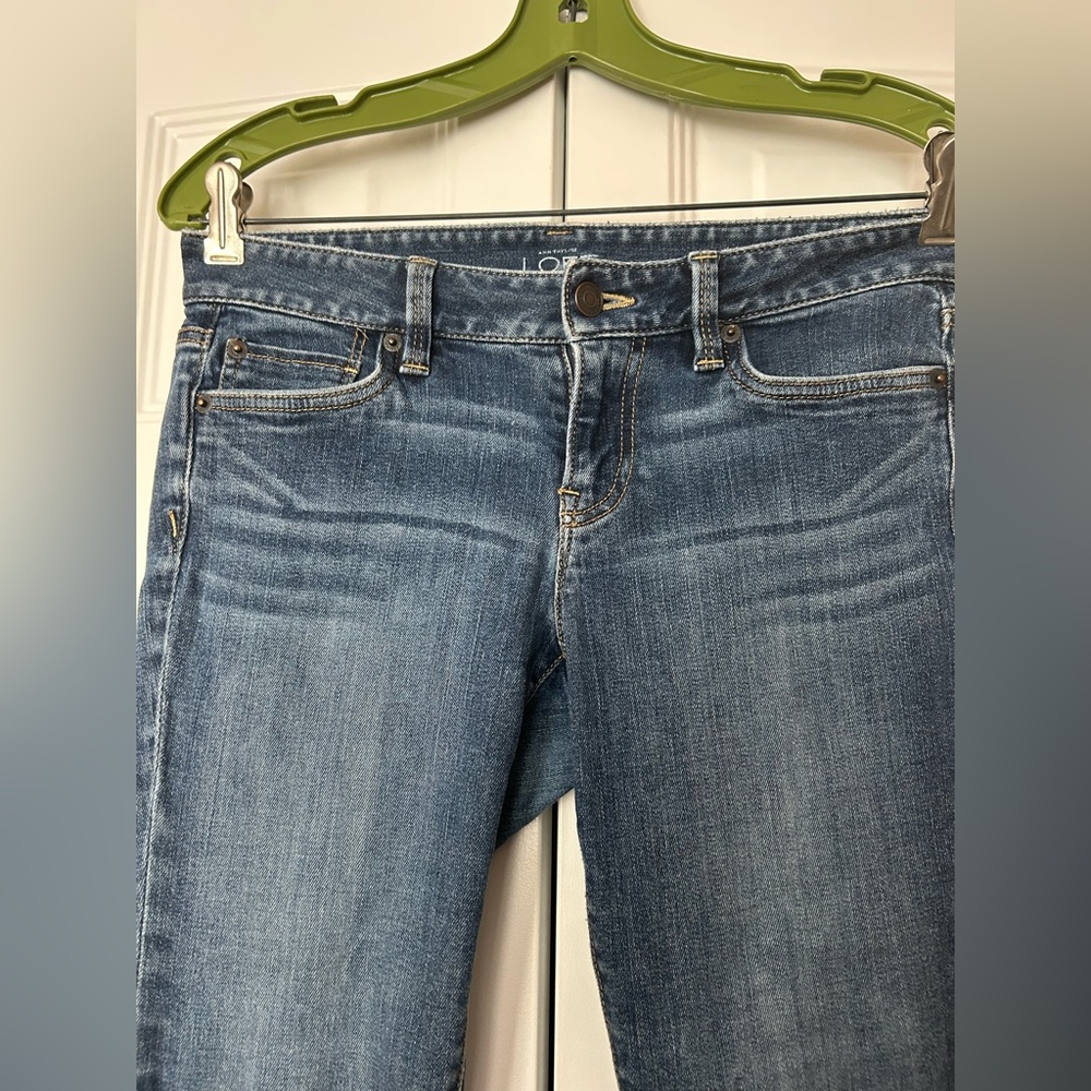 Ann Taylor Loft Women's Casual Cotton Blend Classic Sz 4P Modern Skinny Jeans - Picture 2 of 15